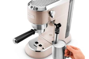 Ảnh máy pha cafe thủ công DeLonghi EC785BG Dedica Metallics