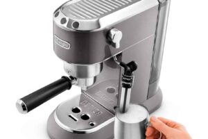 Ảnh máy pha cafe thủ công DeLonghi EC785GY Dedica Metallics