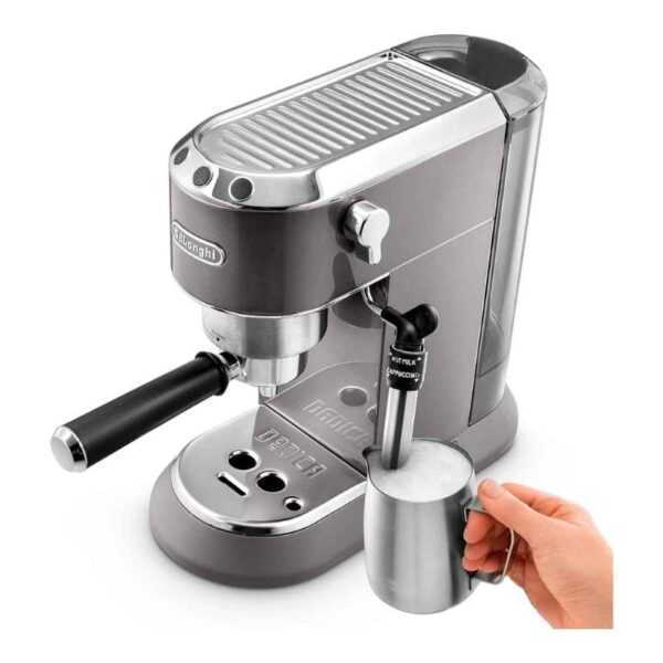 Ảnh máy pha cafe thủ công DeLonghi EC785GY Dedica Metallics