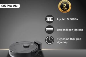 Robot hút bụi lau nhà Roborock Q5 Pro Plus