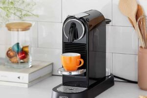 Ảnh thực tế máy pha cafe viên nén DeLonghi EN167.B Citiz