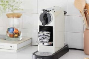 Ảnh thực tế máy pha cafe viên nén DeLonghi EN167.W Citiz