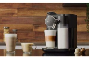 Ảnh thực tế máy pha cafe viên nén DeLonghi EN650.B Gran Lattissima