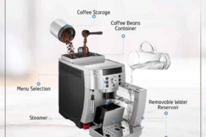 Bộ phận máy pha cafe tự động DeLonghi ECAM22.110.SB Magnifica S