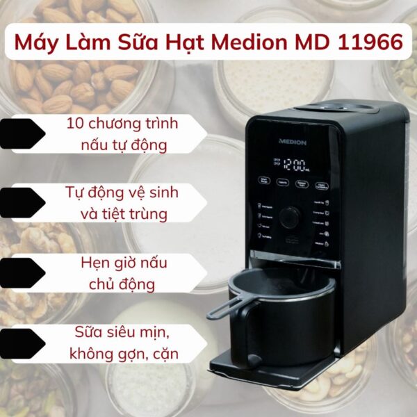 Hình ảnh máy làm sữa hạt Medion MD11966