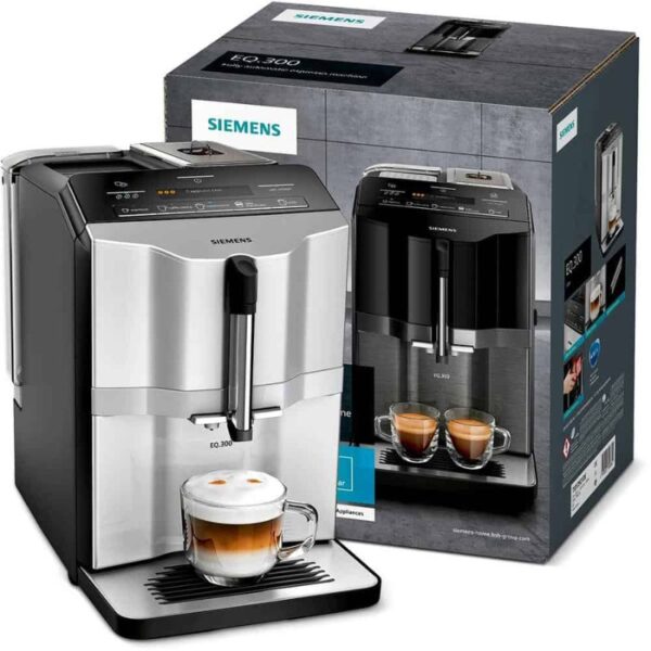 Hình ảnh máy pha cafe tự động Siemens TI353501EN EQ.300 Silver