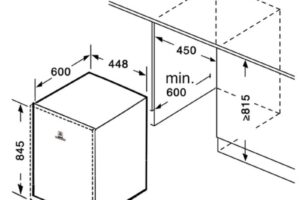 Kích thước máy rửa bát bán âm Richborn RDS4585EMS