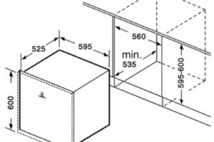 Kích thước máy rửa bát bán âm Richborn RDS6060MUS