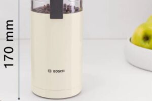 Kích thước máy xay cafe cầm tay Bosch TSM6A017C Màu Kem