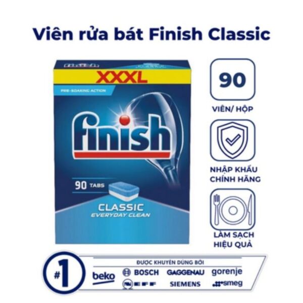 Ảnh viên rửa bát Finish Classic 90 viên