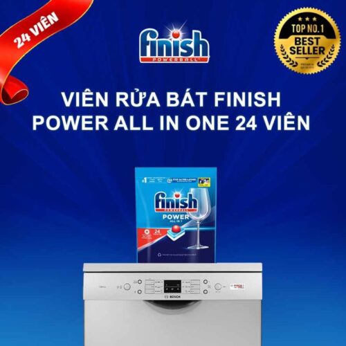 Ảnh viên rửa bát Finish Power All In One 24 viên
