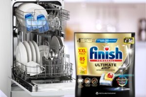 Ảnh viên rửa bát Finish Ultimate Plus túi 85 viên