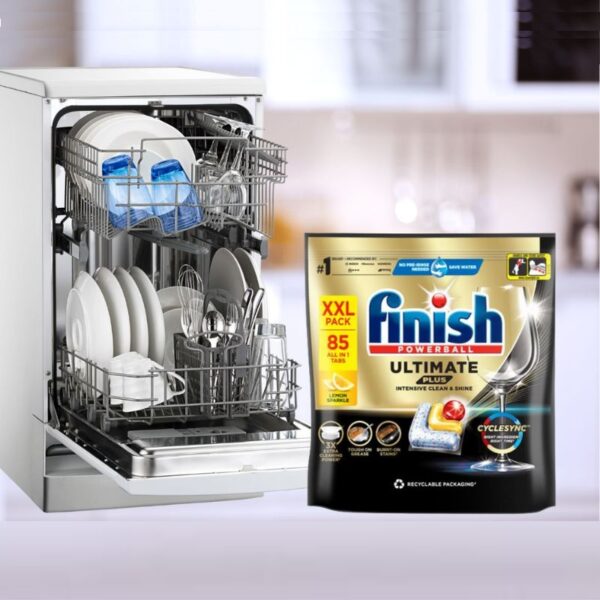 Ảnh viên rửa bát Finish Ultimate Plus túi 85 viên