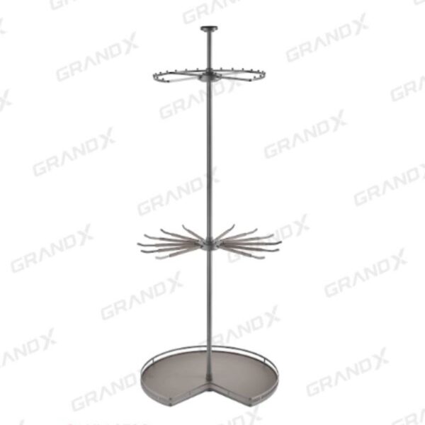 Kệ xoay góc tủ quần áo 270 độ 3 tầng GrandX XM.270C