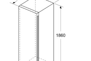 Kích thước tủ rượu vang Bosch KWK36ABGA