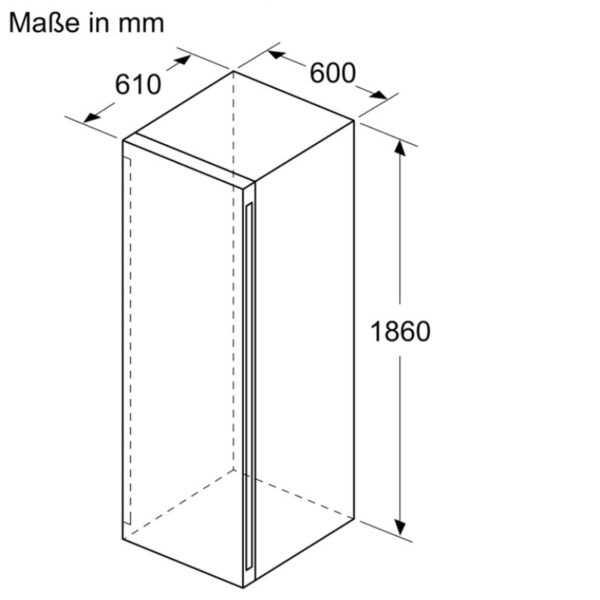 Kích thước tủ rượu vang Bosch KWK36ABGA