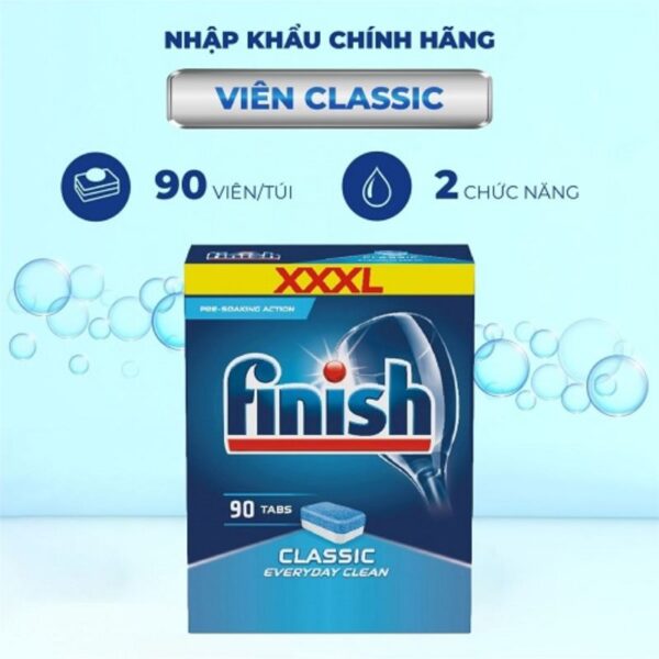 Viên rửa bát Finish Classic 90 viên