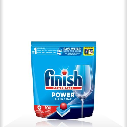 Finish Power All in One 100 viên – Viên rửa chén máy – Hòa tan nhanh – Sạch bóng không cặn 8 Viên rửa bát Finish Power All In One 100 viên