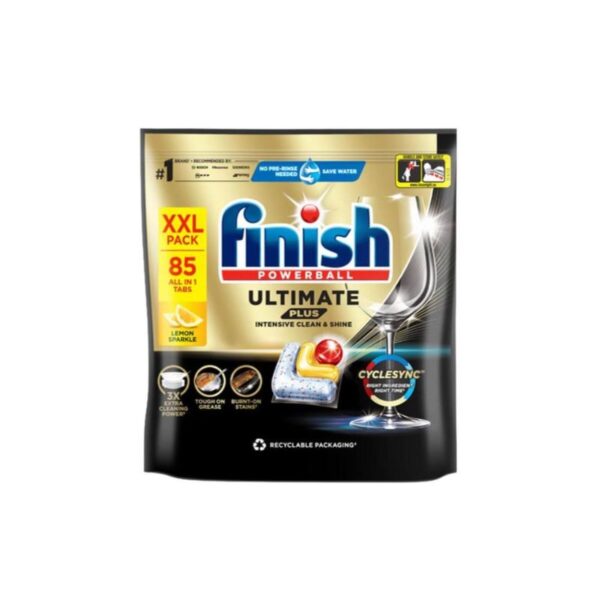 Viên rửa bát Finish Ultimate Plus túi 85 viên