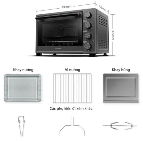 Lò nướng Toshiba TL-MC35Z, Dung tích 35L, Bảo hành 12 tháng 14 Chi tiết lò nướng TOSHIBA TL-MC35Z