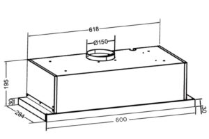 Kích thước máy hút mùi Eurosun EH-60AF83B