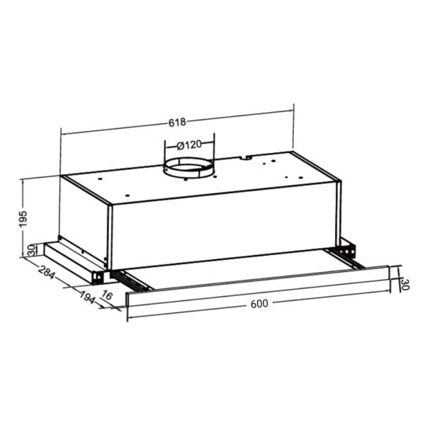 Kích thước máy hút mùi Eurosun EH-60AF85GL