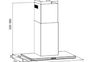 Kích thước máy hút mùi Eurosun EH-70AF75S