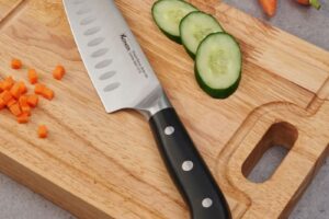 Ảnh dao đa năng thép Đức Konox Emmitt Series 7″ Santoku