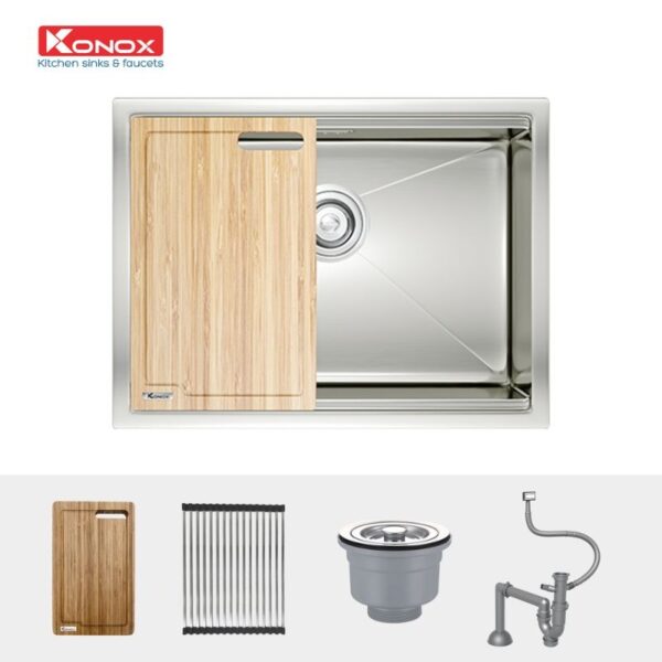 Chi tiết chậu rửa bát Konox KN6046SU