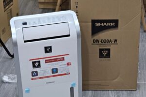 Đóng gói máy hút ẩm Sharp DW-D20A-W