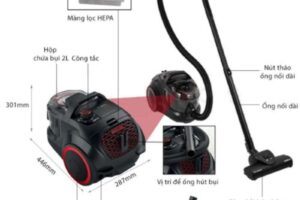 chi tiet may hut bui dang hop bosch bgs21wx100