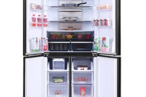 anh tu lanh 4 canh multi doors inverter 572 lit sharp sj fx640v sl