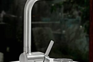 anh voi rua bat wasserwerk wk 4 stainless steel look 700405
