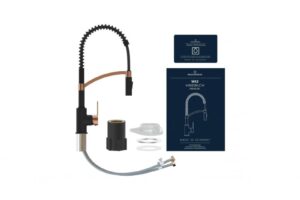 chi tiet voi rua bat wasserwerk wk 3 black rose gold with spiral spring 700557