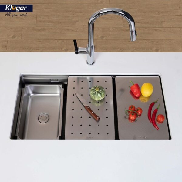 anh thuc te chau rua nho inox kluger kswb 401fs