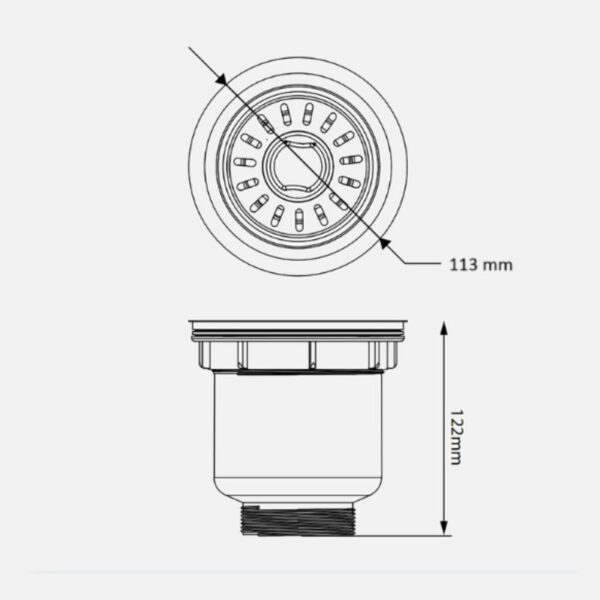 kich thuoc bat rac inox kluger ks 502dn113