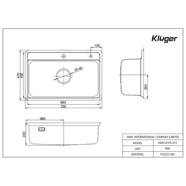 kich thuoc chau rua phu inox kluger kswb 403fb