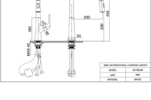 kich thuoc voi rua bat nong lanh kluger klf0002c co day rut