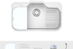 Phụ kiện chậu rửa bát Konox TARI 9051SM