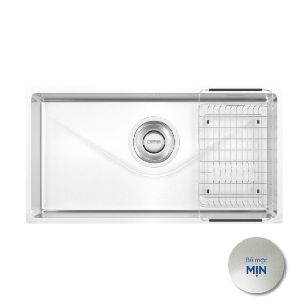 chau rua bat inox 1 ho konox tari 870sm