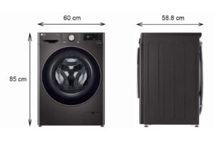 Máy Giặt LG Inverter 12 Kg FV1412S3B cửa trước 3 kich thuoc may giat lg inverter 12 kg fv1412s3b cua truoc