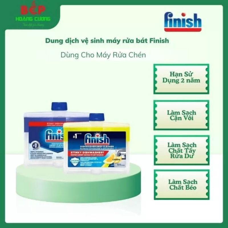 Finish – Dung dịch vệ sinh khoang máy rửa chén chai 250ml hương soda – Tẩy cặn mỡ – Giữ máy sạch như mới 3 Finish – Dung dịch vệ sinh khoang máy rửa chén chai 250ml hương soda