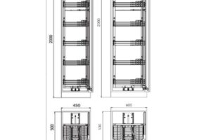 Tủ khô nan dẹt GrandX SUS304 Cánh Mở XPR.600S 2 kich thuoc tu kho nan det grandx sus304 canh mo xpr 600s