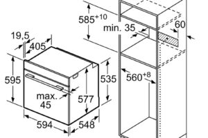 Lò nướng kèm hấp Bosch HSG7361B1 2 lap ngang lo nuong kem hap bosch hsg7361b1