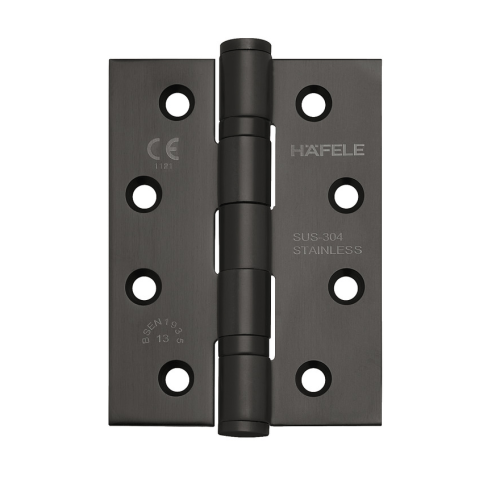 Hafele 926.98.133 – Bản lề lá chống cháy, Inox 304, 2 vòng bi, tải trọng 120Kg, màu đồng bóng PVD 10 Bản Lề Lá 2 Vòng Bi Hafele 926.98.133