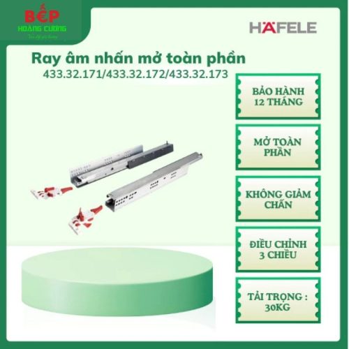 Hafele EPC Evo Nhấn Mở 433.32.172 350mm