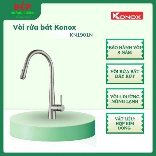 Vòi Rửa Bát Dây Rút Konox KN1901N