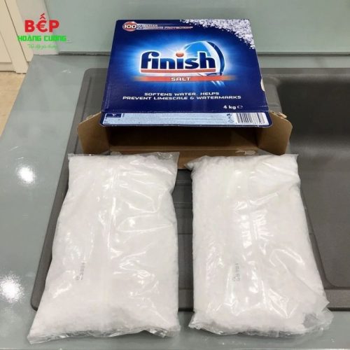 Finish – Muối Hộp 4kg chuyên dụng cho máy rửa bát – Ngăn cặn vôi