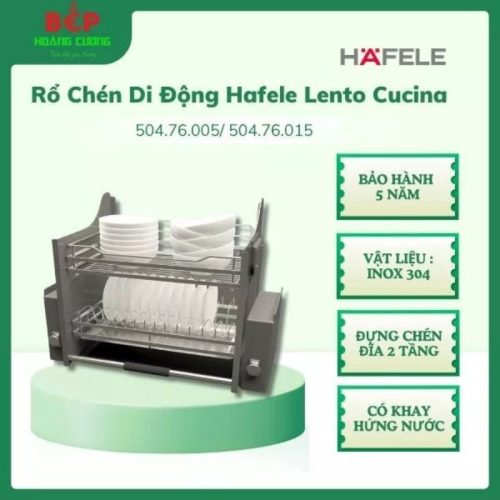Rổ Chén Di Động Nâng Hạ Lento Hafele 504.76.015