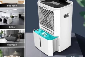 Máy hút ẩm Steiger STG - 855BW 5 khay nuoc may hut am steiger stg 855bw